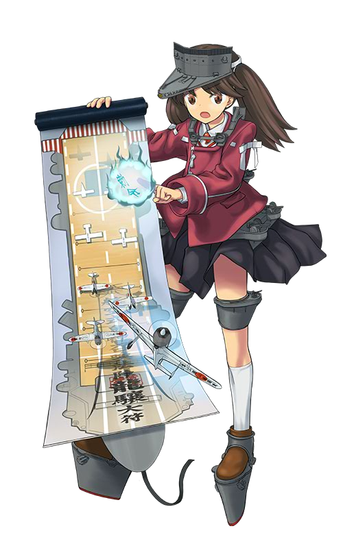 艦これ 龍驤ちゃんって下駄が例のバランス悪い船体模してるけど 艦これチャネル 艦隊これ攻略情報まとめ