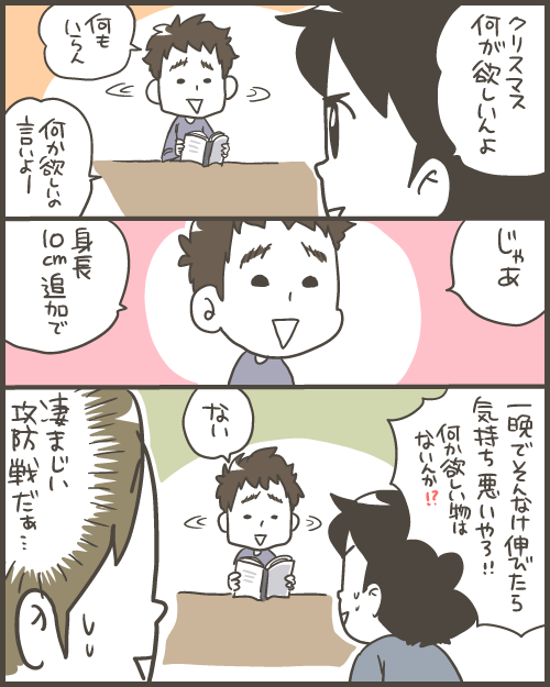 クリスマスプレゼントリクエストで繰り広げられる攻防戦 マルといっしょ Powered By ライブドアブログ