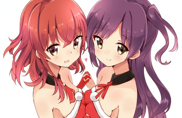 艦これ 嵐 萩風 クリスマス仕様 他 あらはぎイラスト 青葉通信 艦隊これくしょんまとめ