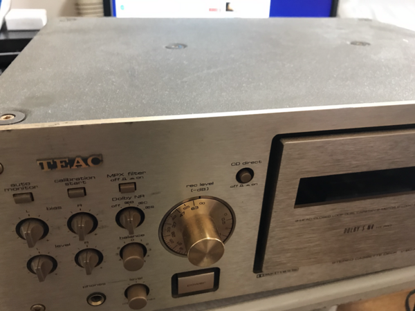 オーバーホール品】TEAC 3ヘッド カセットデッキ「V-1030」動作OK