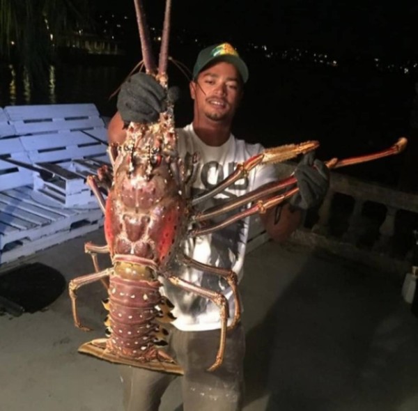 で でかいわ それ神だろ 体長1m以上あるロブスターをうっかり釣り揚げてしまっただと カラパイア