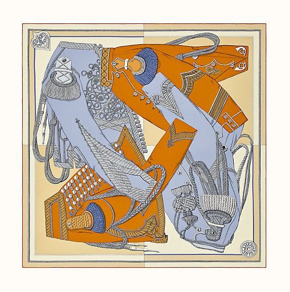 Hermes Robe du Soirのカシミアシルクショール #2 : 肉食系