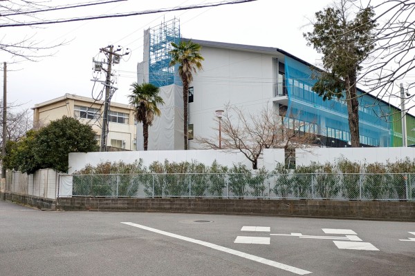 春日井高校の新校舎が完成間近。4月から供用開始予定（春日井市