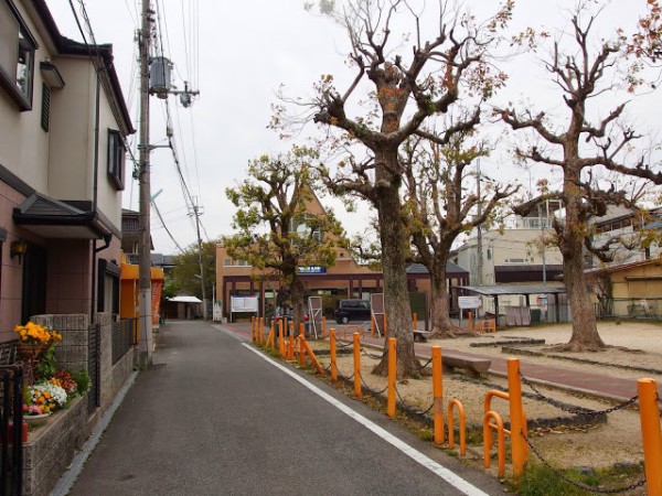 私市駅からいろいろと交野のスポットに行ける便利な地図がある