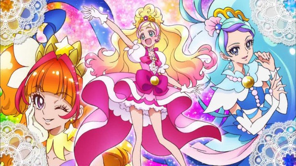 Go プリンセスプリキュア第01話 私がプリンセス キュアフローラ誕生 新たなプリキュアここに誕生 さあ1年間お覚悟はよろしくて かたよるにゅーす