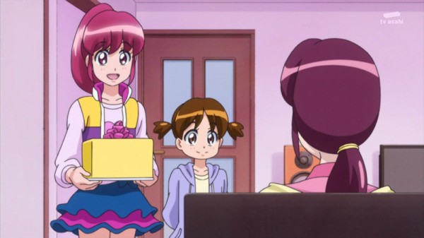 ハピネスチャージプリキュア 15話 お母さんに逢いたい ひめブルースカイ王国に帰る 母親に会いたいひめちゃん しかし国も住民も皆鏡に封じられている里帰り かたよるにゅーす