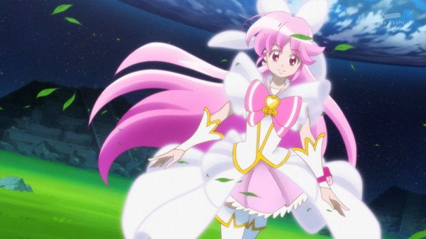 ハピネスチャージプリキュア 49話 愛は永遠に輝く みんな幸せハピネス 大団円 全てが終わり 地球は神から人の愛で守られる世界に かたよるにゅーす