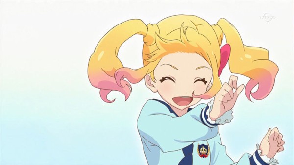 アイカツスターズ 02話 ふたりはライバル ゆめちゃんとローラちゃんがライバルになっている時 小春ちゃんがくるキャワされてた かたよるにゅーす