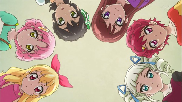 アイカツ 73話 ハッピィ アイドルフェス 2nd Day フェスのスターライト学園の日はおとめちゃんが裏方として大活躍 って おとめちゃんのステージは かたよるにゅーす