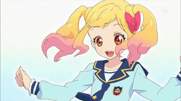 アイカツスターズ 02話 ふたりはライバル ゆめちゃんとローラちゃんがライバルになっている時 小春ちゃんがくるキャワされてた かたよるにゅーす