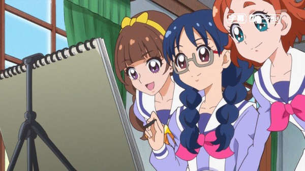 Go プリンセスプリキュア第41話 ゆいの夢 想いはキャンバスの中に 絵のコンクールに出ようと思うゆいちゃんですが 何を描けばいいのかわからなくなって かたよるにゅーす