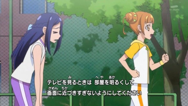 ドキドキ プリキュア第28話 胸がドキドキ 亜久里の夏休み エルは亜久里をみつめてる かたよるにゅーす