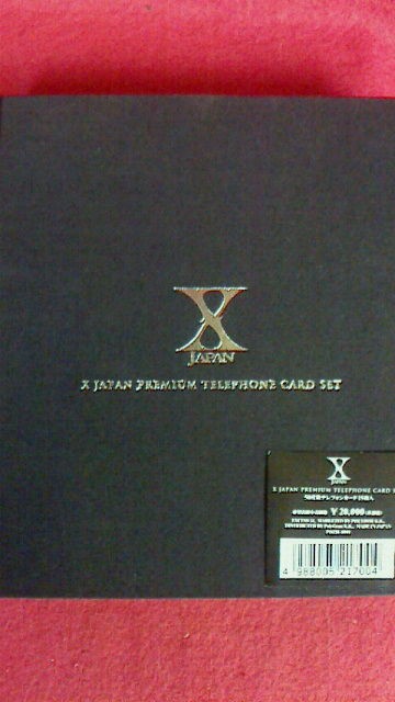 X JAPAN[ プレミアムテレホンカードセット] : KATSUのblog