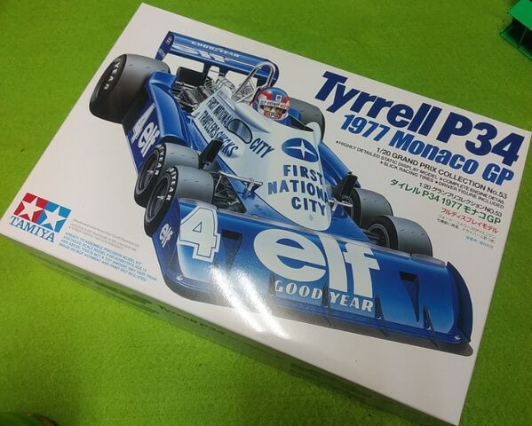 タミヤ［1/20 グランプリコレクション タイレル P34 1977 モナコGP］ : KATSUのblog