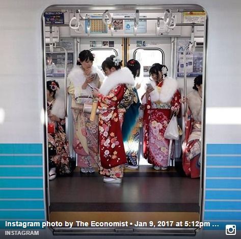 海外 きれいすぎる 電車が 成人式の写真で着物より電車に目が行く海外の人々 動画翻訳 かっとびジャパン 海外の反応