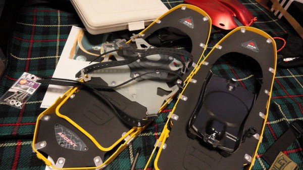 MSRスノーシューの改造、ACCUBLADEステップイン化へ : katuo55、山を