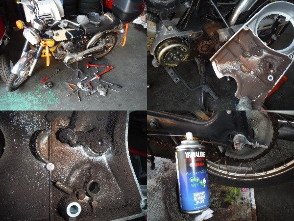 ヤマハ YB-1 クラッチ修理 その他整備 : かわぐち自動車のブログ