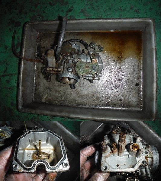 Ax 1 ガソリン漏れ キャブ オーバーホール かわぐち自動車のブログ