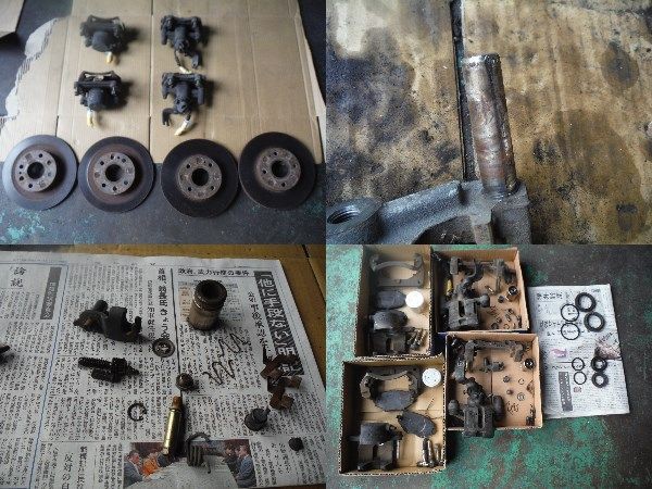 マツダ ユーノスロードスター ＮＡ６Ｃ→ＮＡ８Ｃ ブレーキ移植 : かわぐち自動車のブログ
