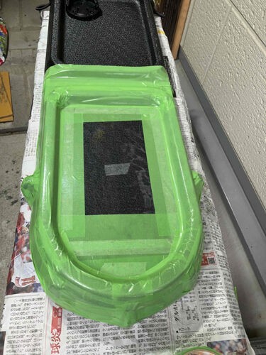 忍のコンソール蓋をFRPで製作（nabeさん） : kayak55.com艤装魂
