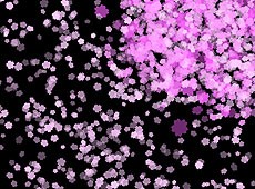 Cg フォトコラージュ イラスト素材 03 桜 桜吹雪のイラスト 世界の写真 イラスト素材 商用利用可能