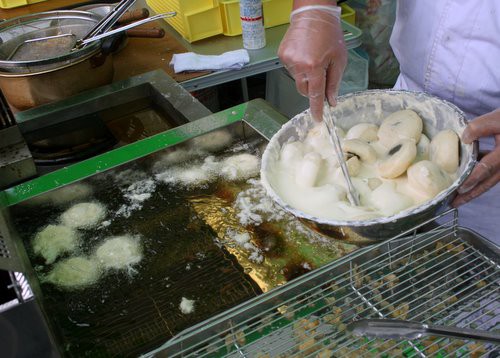 さかえや 日光 揚げゆばまんじゅう ワンコイン的食べ歩き生活