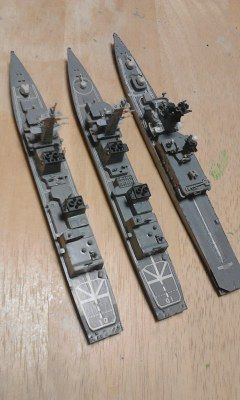 自衛隊モデルコレクション（海自：こんごう、たかなみ、しらね、あやなみ） 1/700 護衛艦『しらね』(海自その46) : 防衛日誌