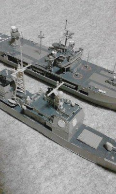 1/700 揚陸指揮艦『マウント ホイットニー』(その4) : 防衛日誌