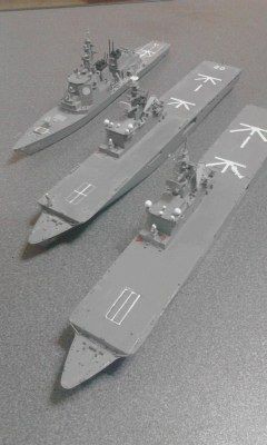 1/700 輸送艦『くにさき』(海自その129) : 防衛日誌