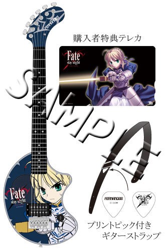 Fate/stay nightとフェルナンデスのコラボギター「ZO-3 Fate/stay