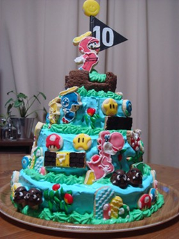 誕生日ケーキとして作られたスーパーマリオのケーキが想像以上のクオリティだったー かぜくる とぴっく ライブドアブログ出張所