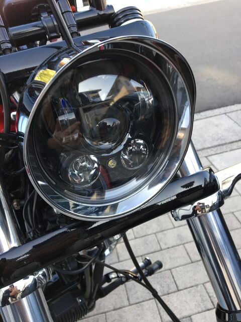 ハーレー ＬＥＤヘッドライト 曇り対策 : ハーレー２台と250cc