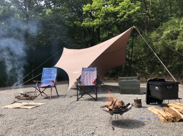 【お得な3点セット】 ユニフレーム　REVOタープⅡ＜L＞TC/TAN お得な3点セット】 ユニフレーム REVOタープⅡ＜L＞TC/TAN