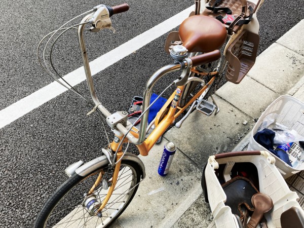 使わなくなった子供乗せ自転車を再生大作戦！ : 漫画 「新ちびといつまでも」〜育児と 暮らしと 乳がんと〜 Powered by ライブドアブログ