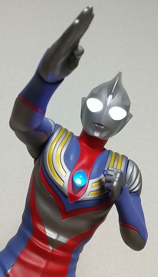 ライトとサウンドギミック搭載の40cmのティガ！】Ultimate Article ウルトラマンティガ (マルチタイプ) :  Chaos☆Hobby☆Blog