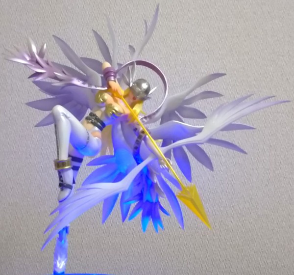 ＊デジモン　 gem エンジェウーモン ホーリーアローVer 光る台座付き Precious G.E.M.シリーズ デジモンアドベンチャー