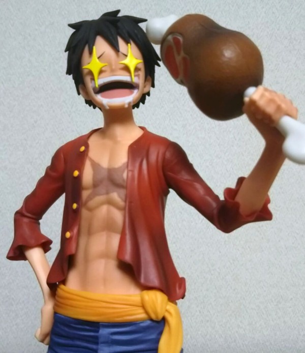 海外限定のルフィ！豊富な交換用パーツが付属】ONE PIECE