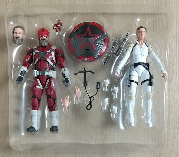 フィギュア　レッド・ガーディアン＆メリーナ・ヴォストコフ(2体セット) 「ブラック・ウィドウ」 マーベルレジェンド 6インチ アクションフィギュア マーベルレジェンド ブラック・ウィドウ レッド・ガーディアン