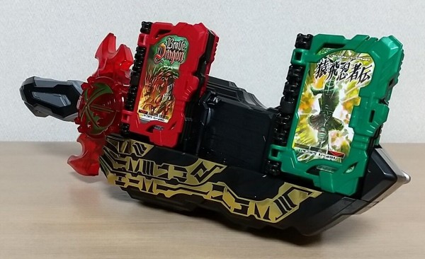 仮面ライダーセイバー】変身聖剣 DX風双剣翠風(猿飛忍者伝