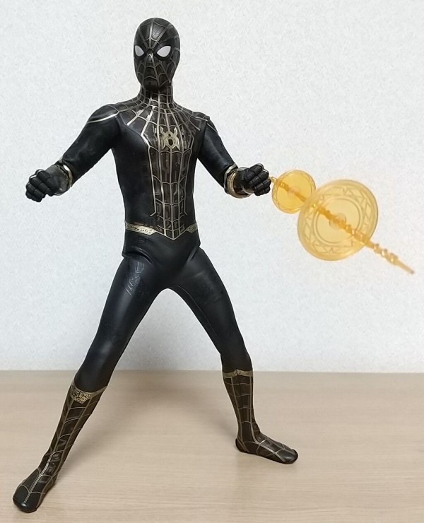 HotToys ムービーマスターピース　スパイダーマンブラック＆ゴールドスーツ ムービー・マスターピース】「スパイダーマン：ノー・ウェイ