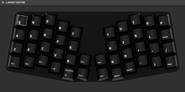 ATREUS 木製キーボード 本体 DIYキット Keyboardio Atreus