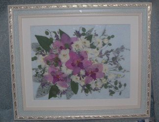 押し花 額 華やか蘭いっぱいの額 らん Www Gigascope Net