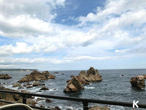 小袖海岸（3）絶景の小袖海岸を爽快ドライブ♪ 〔岩手県久慈市