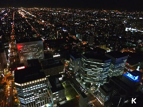 札幌駅ｊｒタワー展望室ｔ３８ ７ 札幌の夜景と さっぽろテレビ塔 北海道札幌市 遊々 湯ったり ぶらり旅 ゆゆぶ