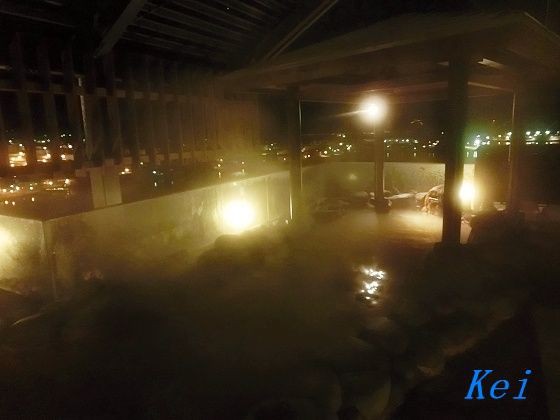 函館温泉 ラビスタ函館ベイ 6 露天風呂と夜景 茶褐色にごり湯の泉質 北海道函館市 遊々 湯ったり ぶらり旅 ゆゆぶ