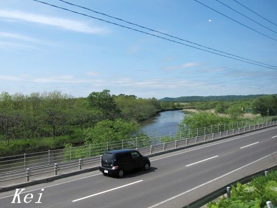 くしろ湿原ノロッコ号 2 釧路湿原駅周辺の車窓風景 緑が青々 北海道釧路市 釧路町 遊々 湯ったり ぶらり旅 ゆゆぶ