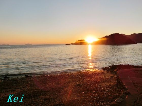 鞆の浦 仙酔島 5 夕陽と海と岩 広島県福山市 遊々 湯ったり ぶらり旅 ゆゆぶ