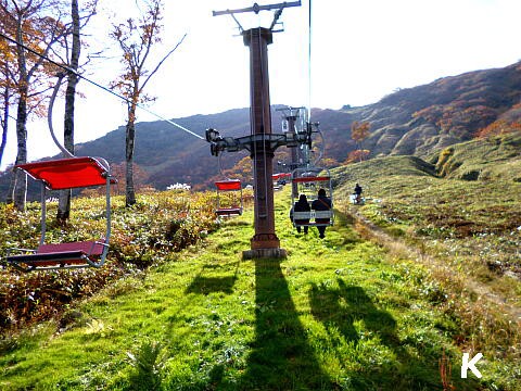 谷川岳ロープウェイ ５ 天神平と天神峠リフトと紅葉 群馬県みなかみ町 遊々 湯ったり ぶらり旅 ゆゆぶ