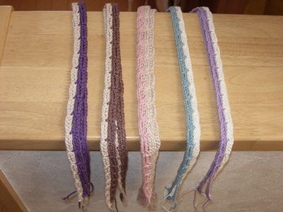 ネックストラップ制作中 布と毛糸とハンドメイド