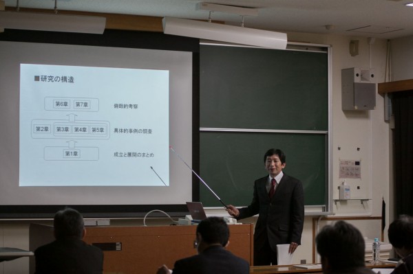 2013. 1.29谷口文保先生博士論文公聴会「芸術創造と公共政策の共